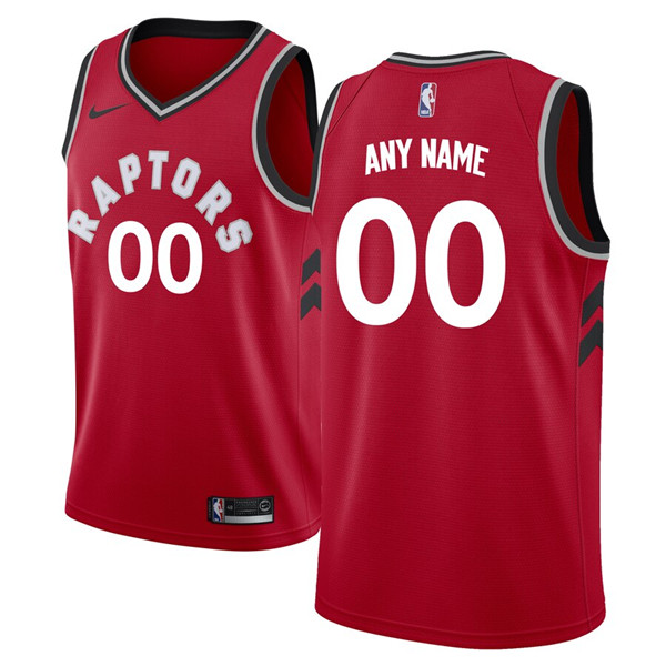 Men's Red Toronto Raptors Active Player Custom Stitched NBA Jersey